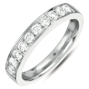 White Gold Pave Band