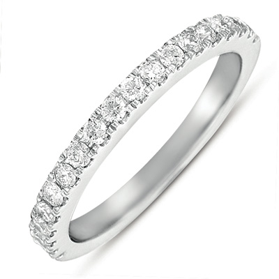 White Gold Matching Band
