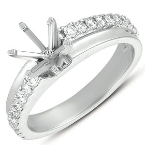 White Gold Engagement Ring