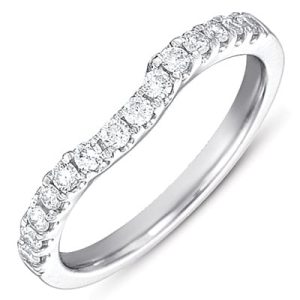 White Gold Diamond Band