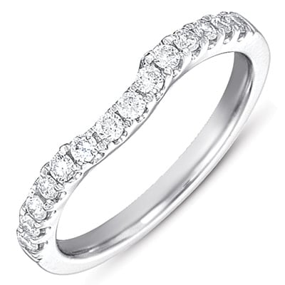 White Gold Diamond Band