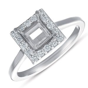 White Gold Engagement Ring