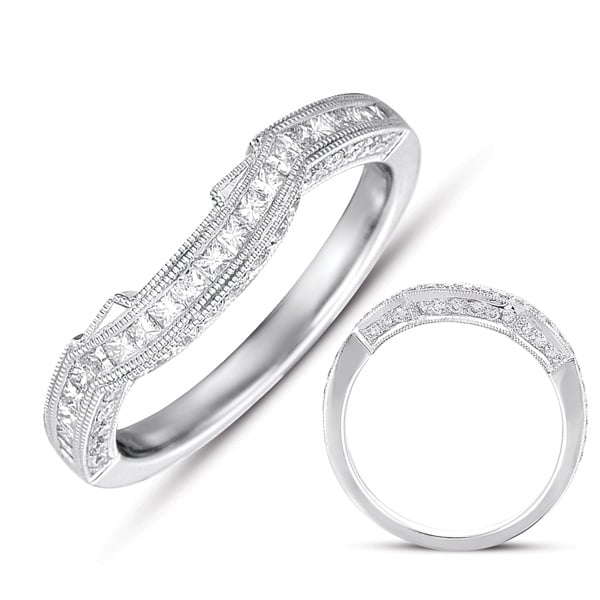 White Gold Matching Band