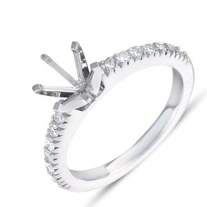 White Gold Engagement Ring