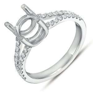 White Gold Engagement Ring