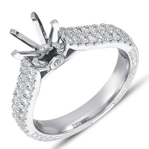 White Gold Engagement Ring