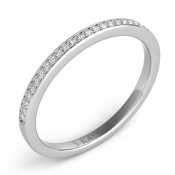White Gold Matching Band