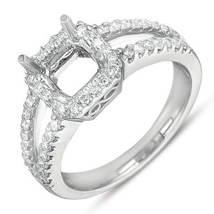 White Gold Engagement Ring