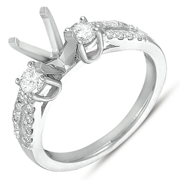 White Gold Engagement Ring
