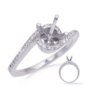White Gold Engagement Ring