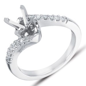 White Gold Engagement Ring