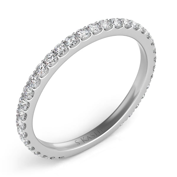 White Gold Matching Band