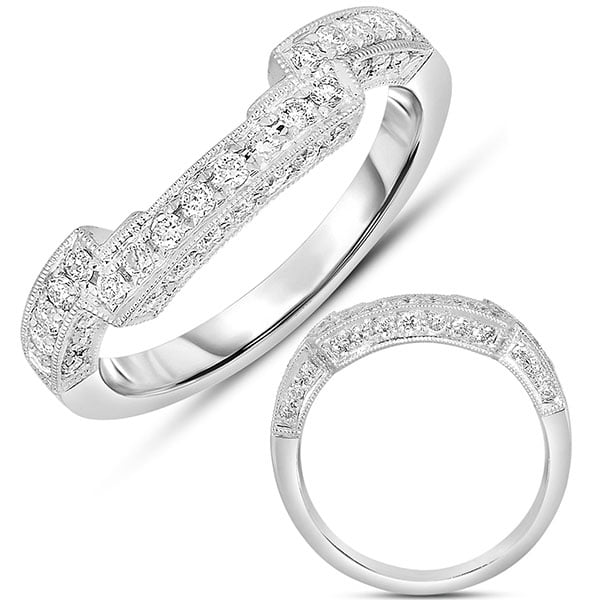 White Gold Wedding Band