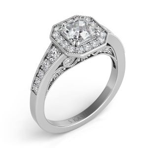 White Gold Engagement Ring