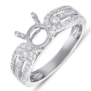 White Gold Engagement Ring