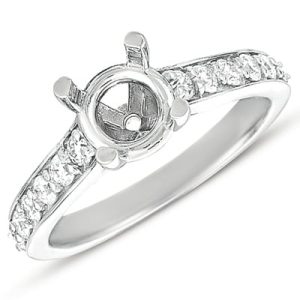 White Gold Engagement Ring