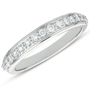 White Gold Matching Band
