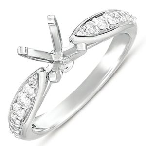 White Gold Engagement Ring