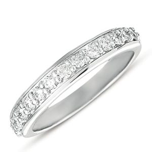 White Gold Matching Band