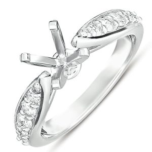 White Gold Engagement Ring
