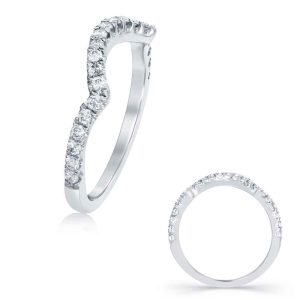 White Gold Matching Band