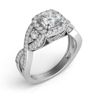 White Gold Semi Mounting