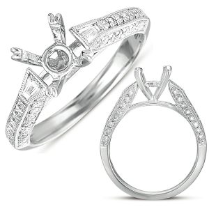 White Gold Engagement Ring