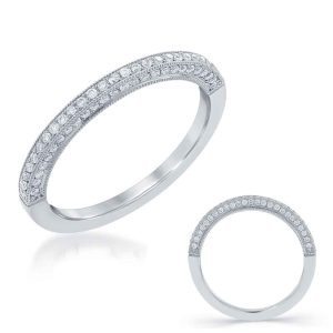 White Gold Wedding Band