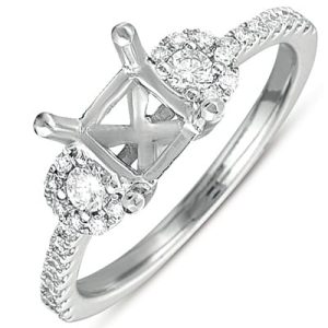 White Gold Engagement Ring