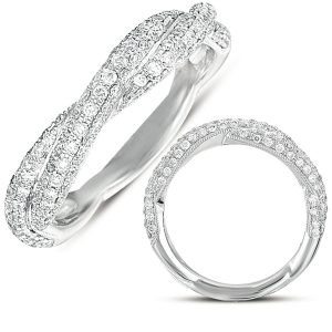 White Gold Pave Band