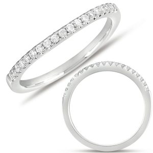 White Gold Wedding Band