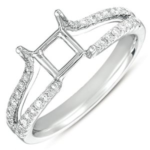 White Gold Engagement Ring