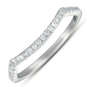 White Gold Matching Band