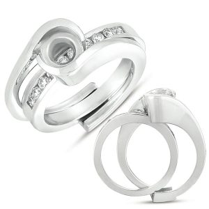 White Gold Semi Mounting