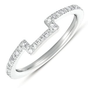 White Gold Matching Band
