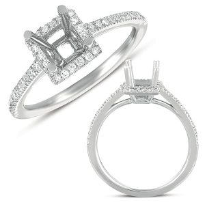 White Gold Engagement Ring