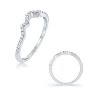 White Gold Wedding Band