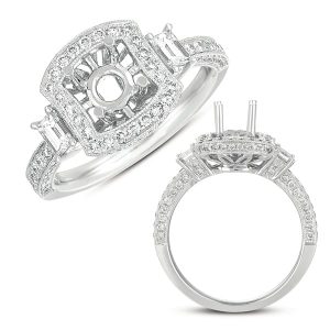 White Gold Engagement Ring