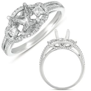 White Gold Engagement Ring