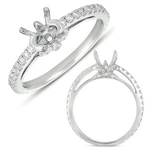 White Gold Engagement Ring