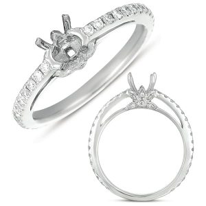 White Gold Engagement Ring