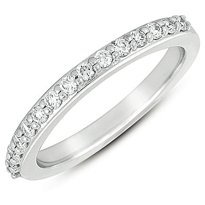 White Gold Matching Band