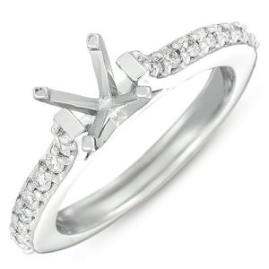 White Gold Engagement Ring