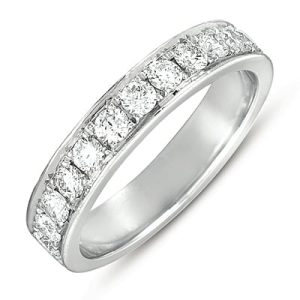 White Gold Matching Band