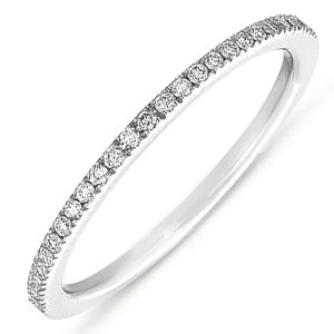 White Gold Matching Band
