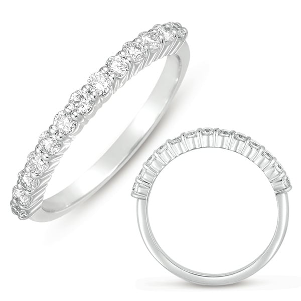 White Gold Matching Band