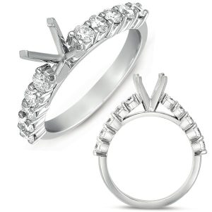 White Gold Engagement Ring
