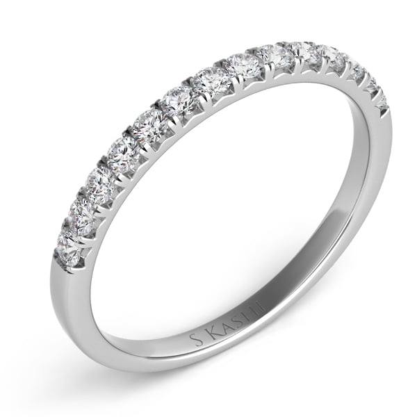 White Gold Matching Band