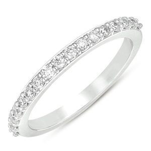 White Gold Matching Band