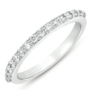 White Gold Matching Band